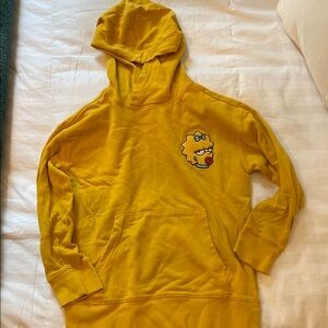 Old Navy Yellow Sweatshirt Simpsons vintage